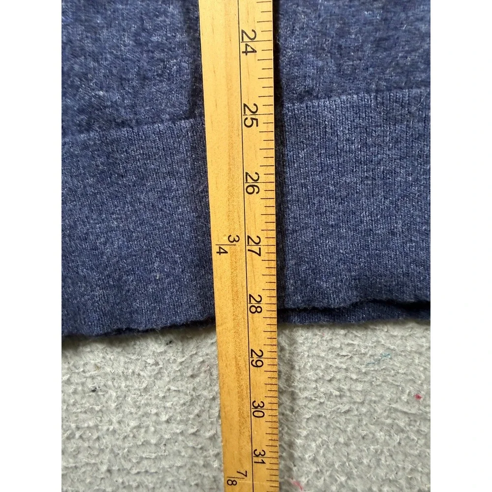 Banana Republic Merino Wool Blend sweater Made of ITALIAN YARN Blue Mens XL